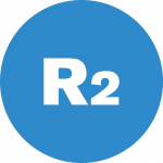 logo bleu de R2